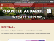 Tablet Screenshot of la-chapelle-aubareil.fr